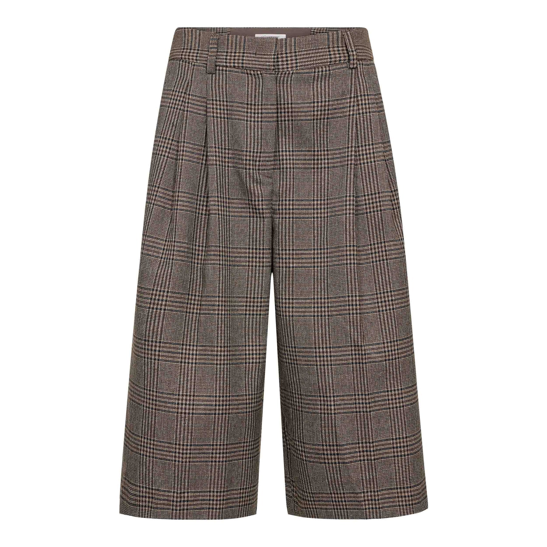 Co'Couture VeyaCC Check Bermuda Brown