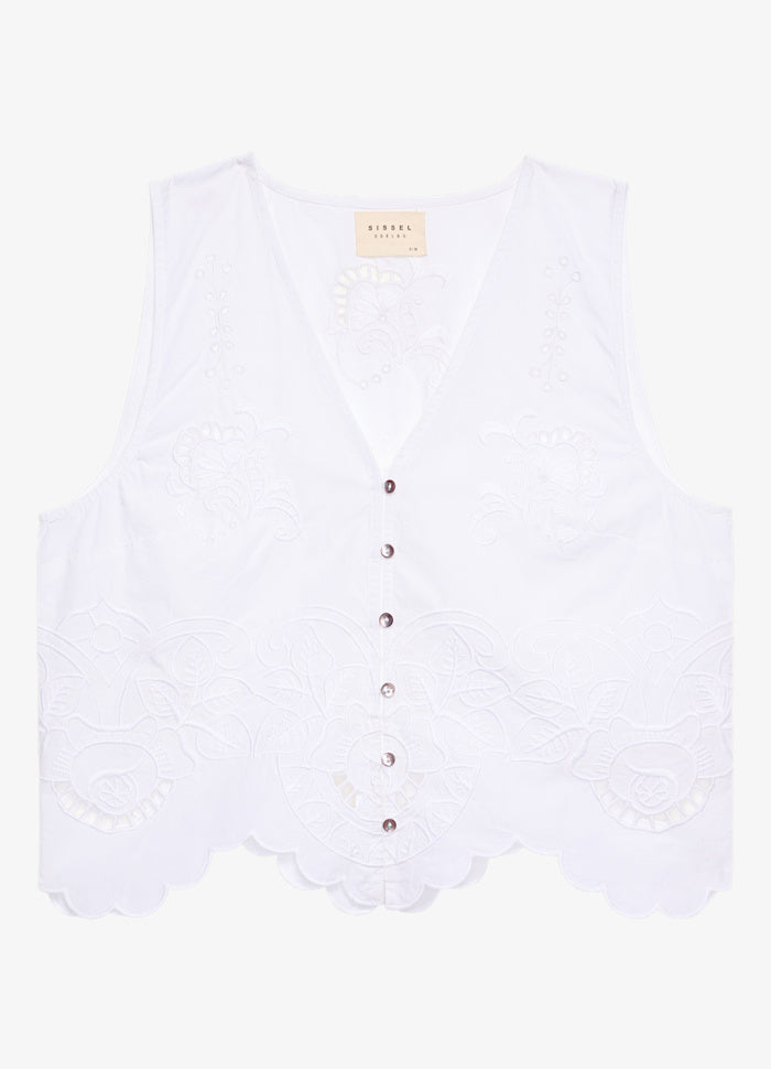 Sissel Edelbo Celestine Top White
