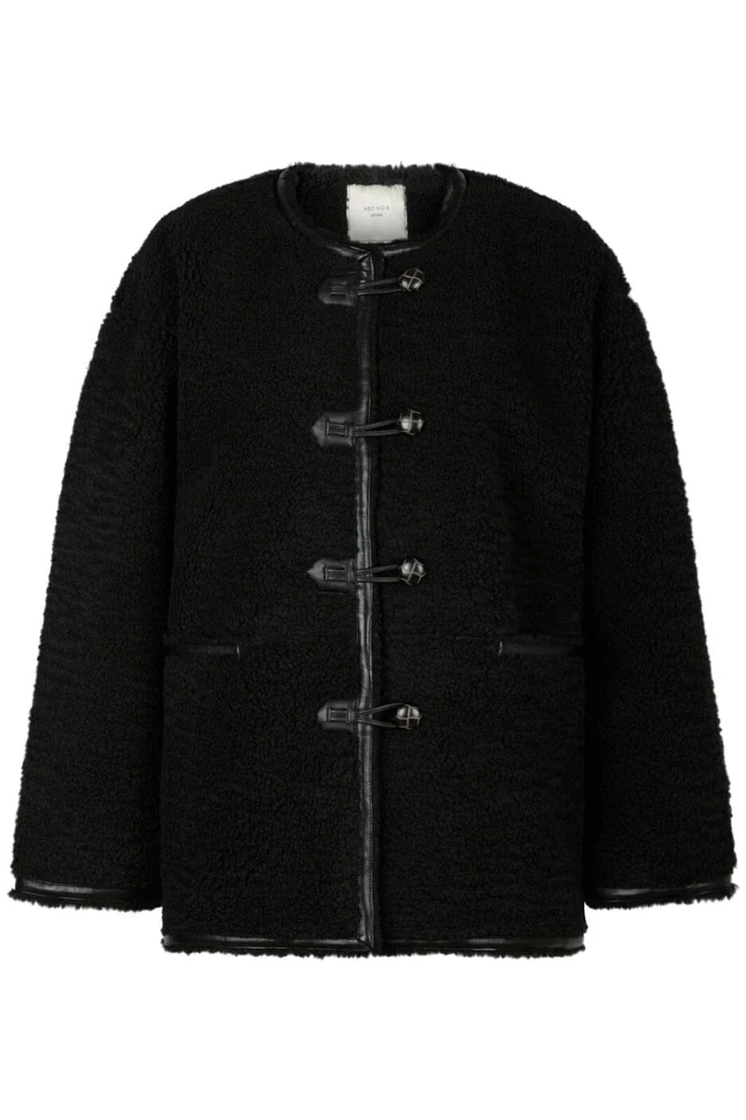 Neo Noir Fanny Teddy Jacket Black
