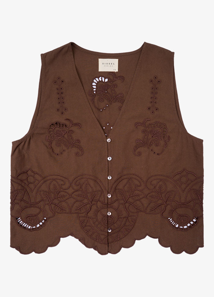 Sissel Edelbo Celestine Top Soft Brown