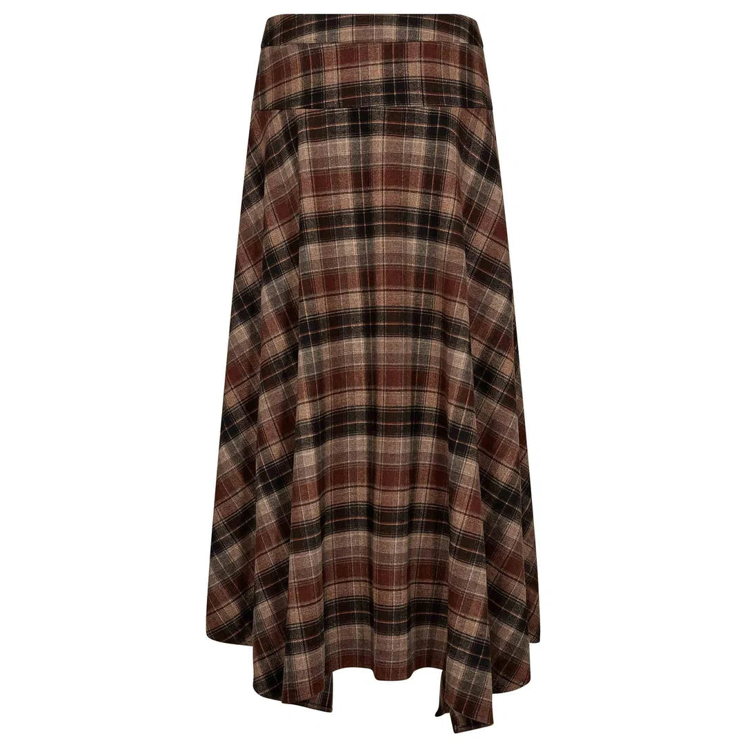 Gossia FleurGO Skirt G3103 Brown Checks