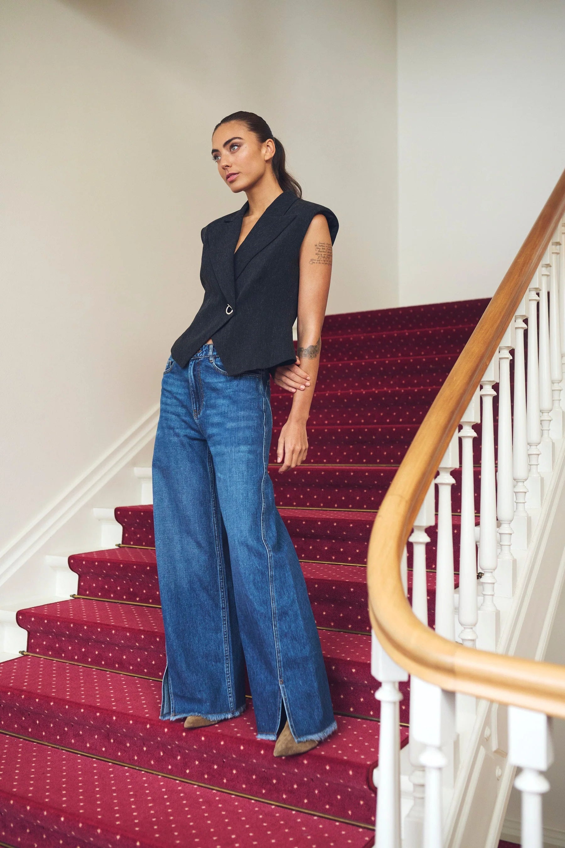 Gossia LianaGO Waistcoat G3086 Black Melange