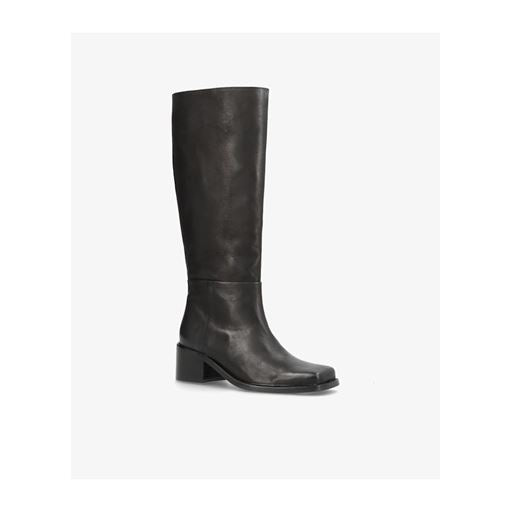 Phenumb Martina Square Long Leather Black