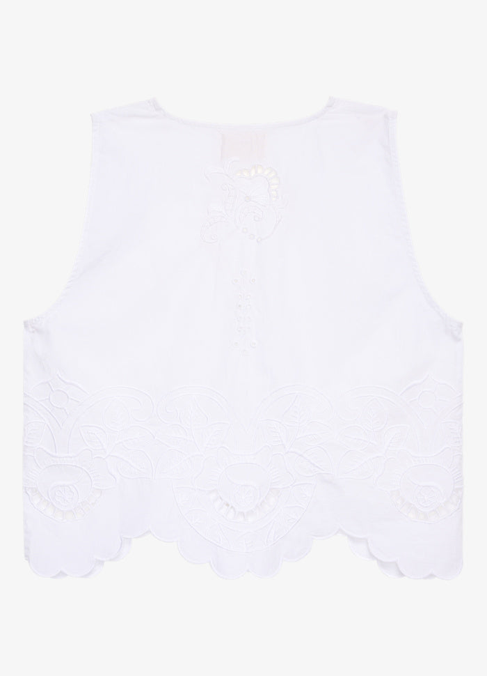 Sissel Edelbo Celestine Top White