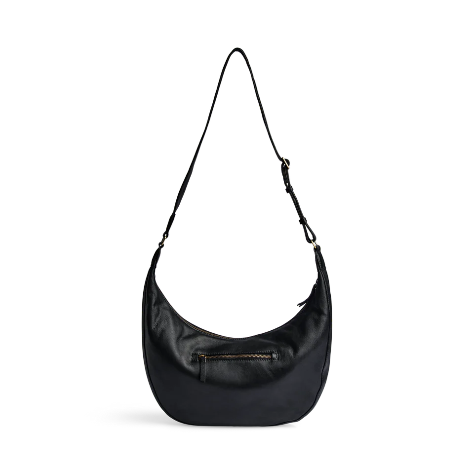Markberg CoreMBG Cross. Bag Soft Vint. Black w/Br. Gold