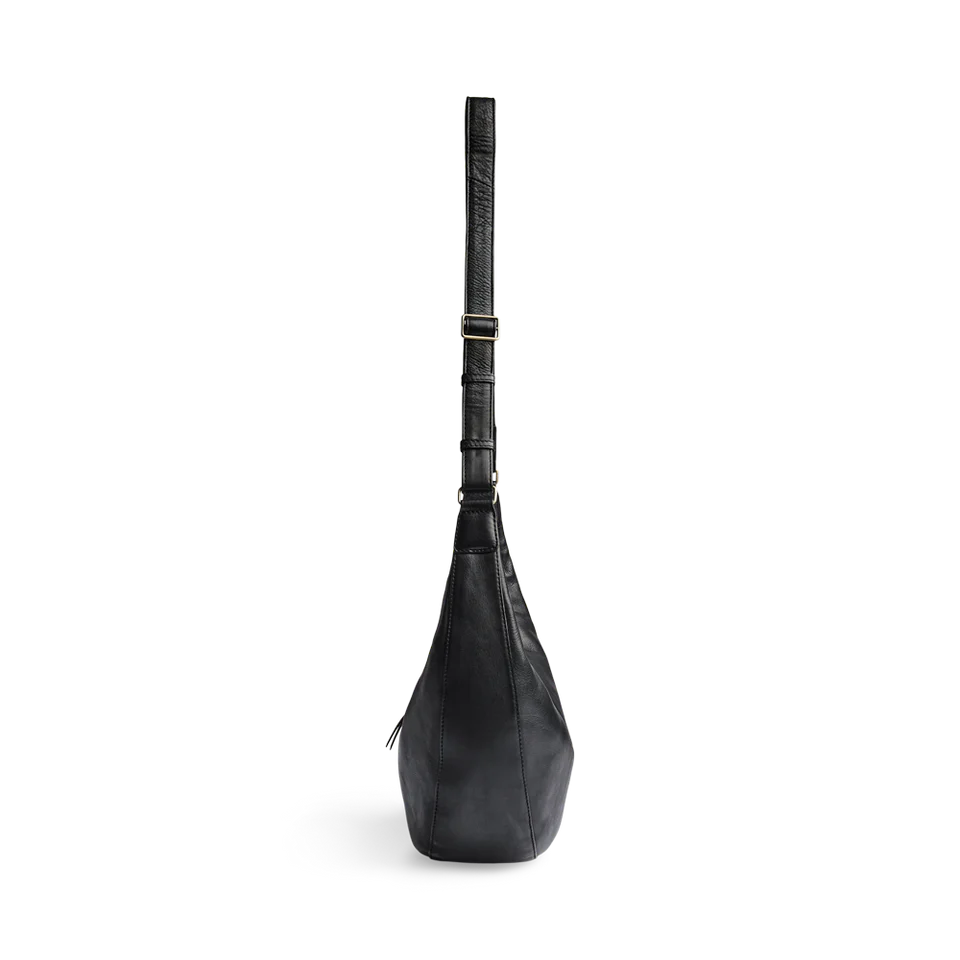 Markberg CoreMBG Cross. Bag Soft Vint. Black w/Br. Gold