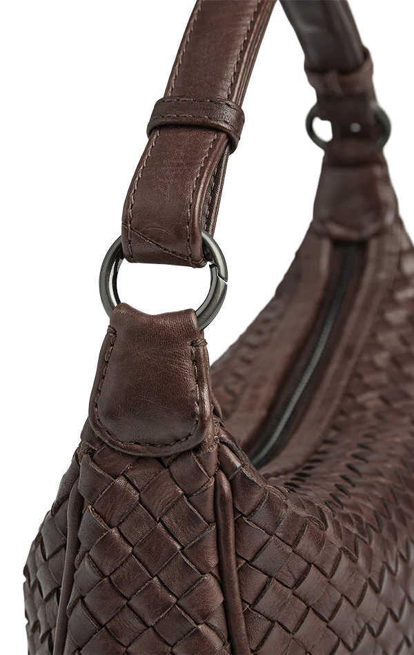 Markberg Mini MuseMBG Bag Weave Dark Brown
