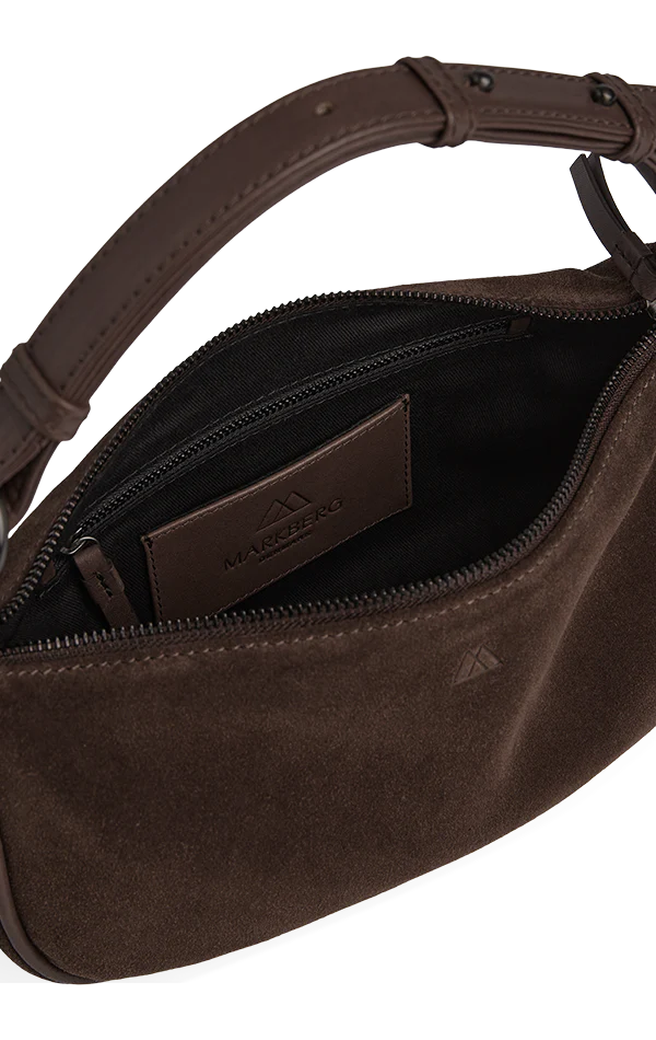 Markberg Mini MuseMBG Bag Suede Dark Brown