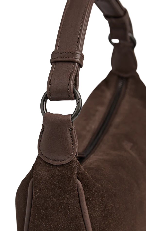 Markberg Mini MuseMBG Bag Suede Dark Brown