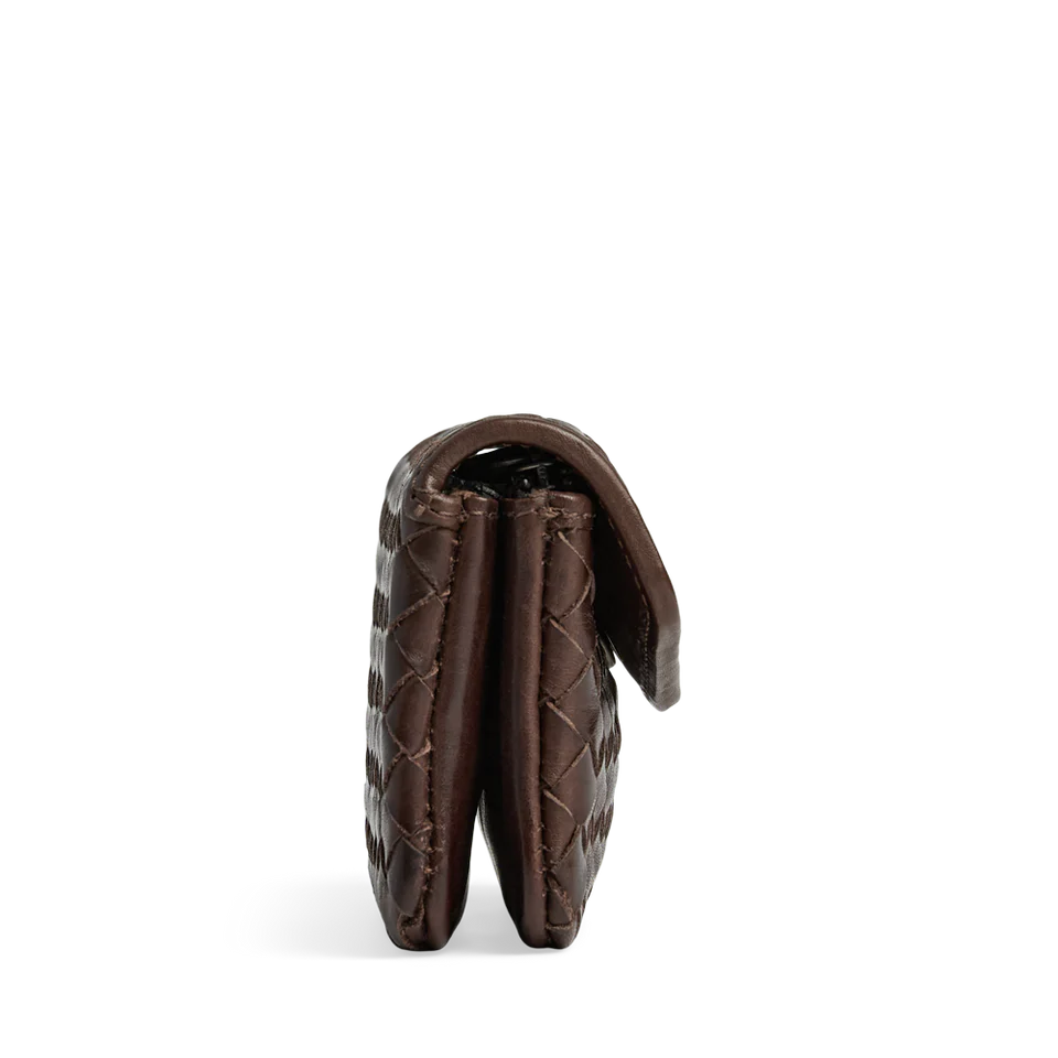 Markberg FaithMBG Coin Purse Weave Dark Brown