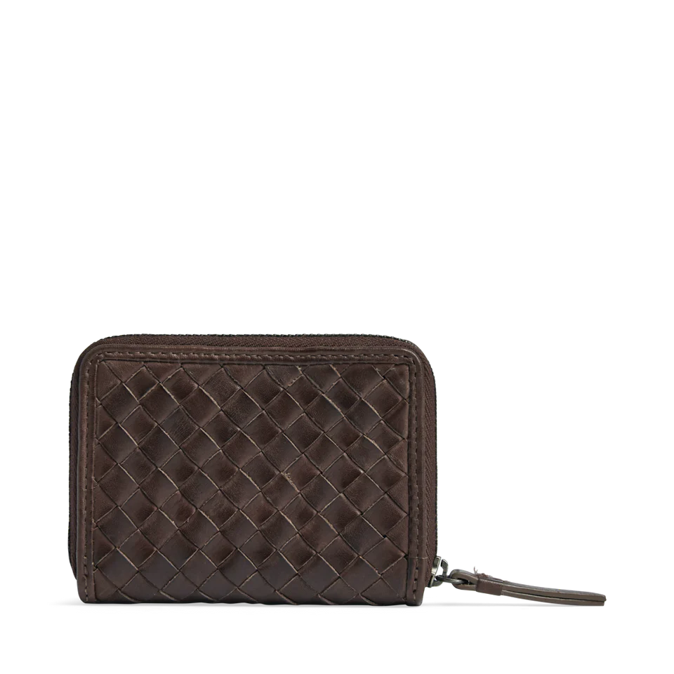 Markberg SelmaMBG Wallet Weave Dark Brown