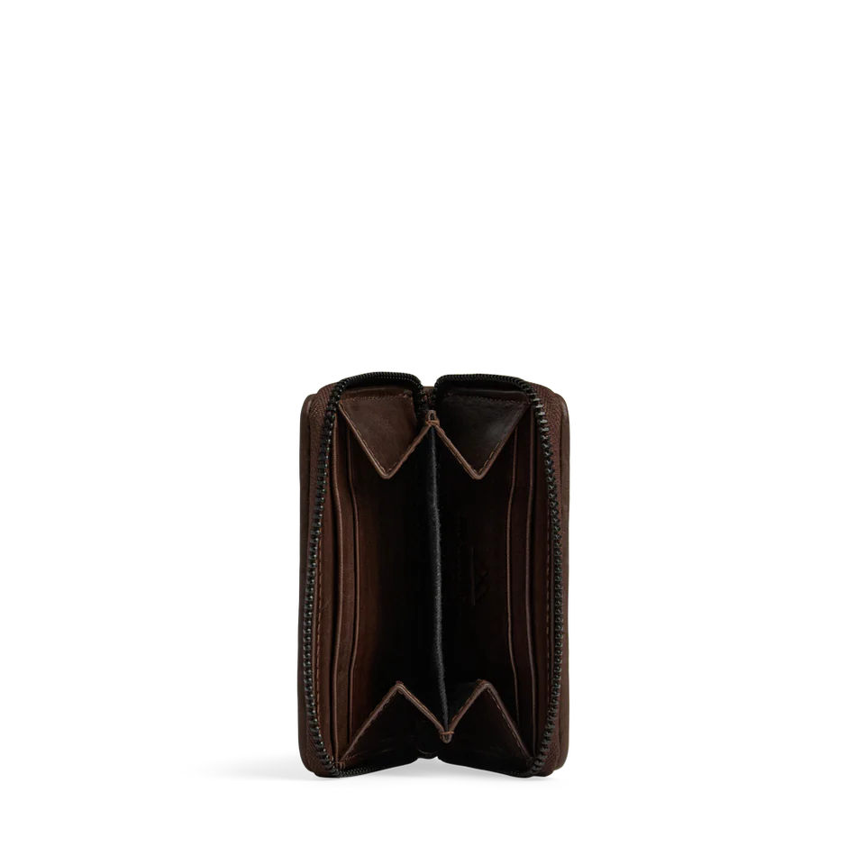 Markberg SelmaMBG Wallet Weave Dark Brown