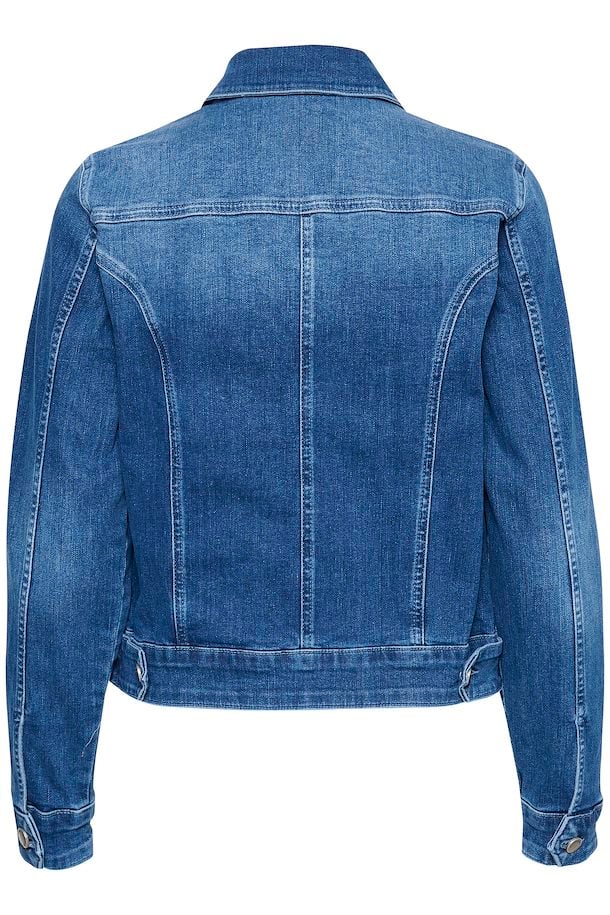 My Essential Wardrobe 07 The Denim Jacket 148 Medium Blue Wash