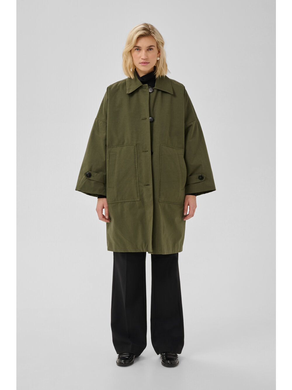 My Essential Wardrobe MWLyon OS Jacket Olive Night