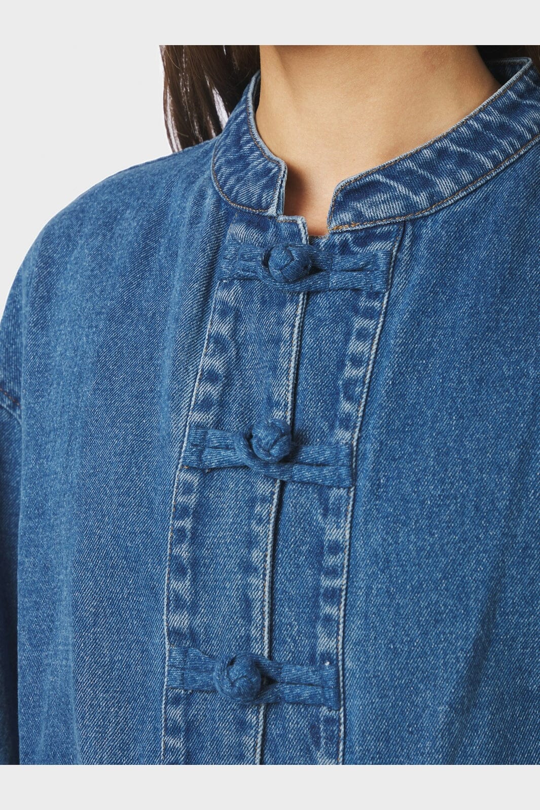 Neo Noir Caline Denim Jacket 169999 Blue Denim