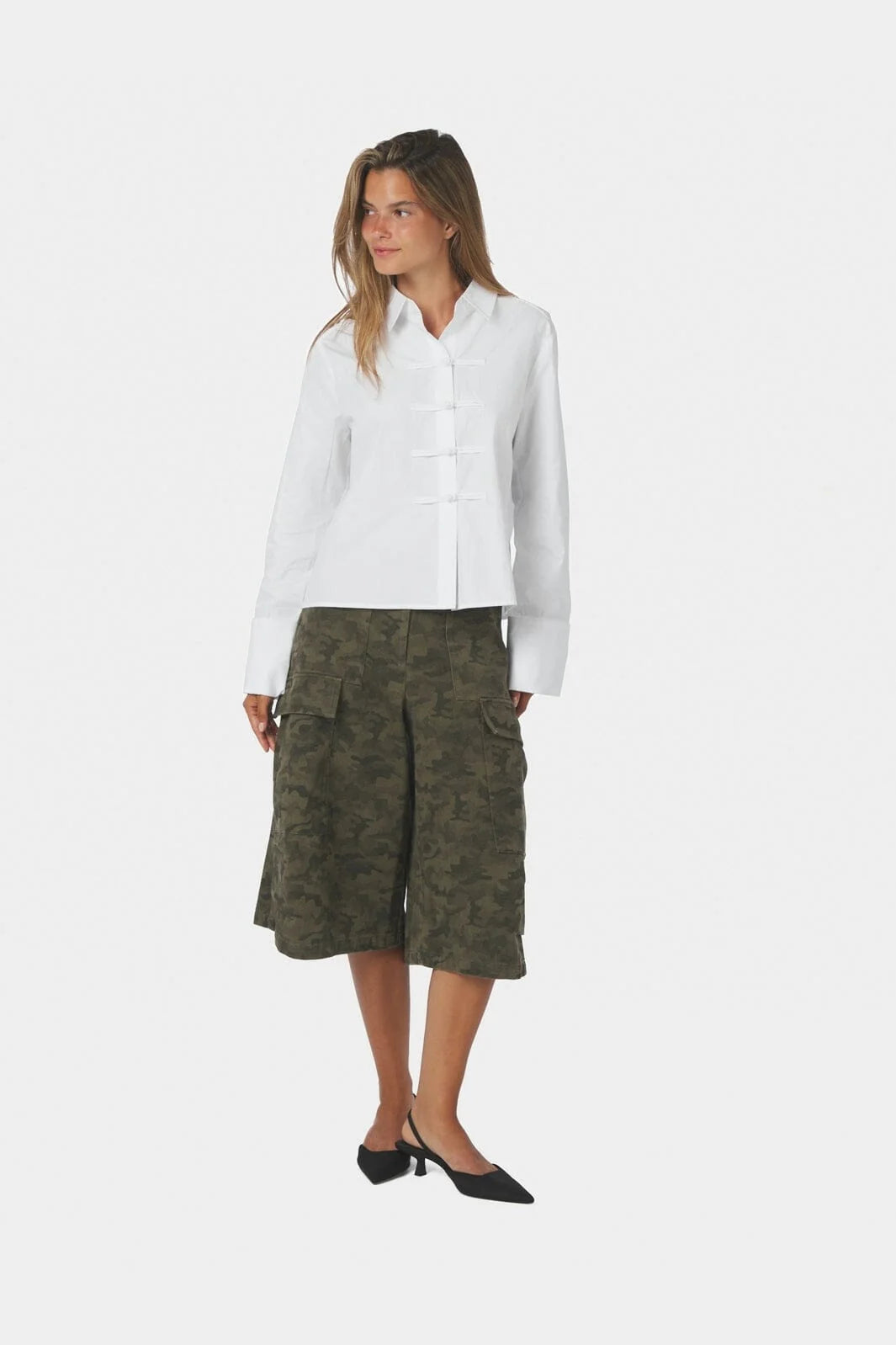 Neo Noir Cam Poplin Shier 170424 Off White