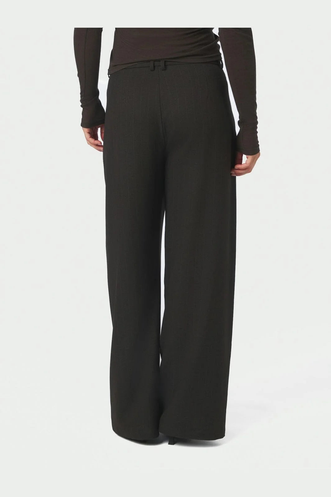 Neo Noir Essiall Pinstripe Pants Antracit