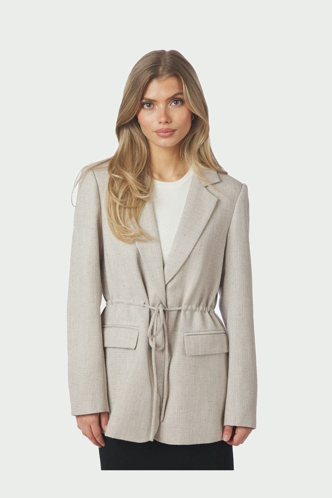 Neo Noir Jemmie Bouclé Blazer 168251 Natural