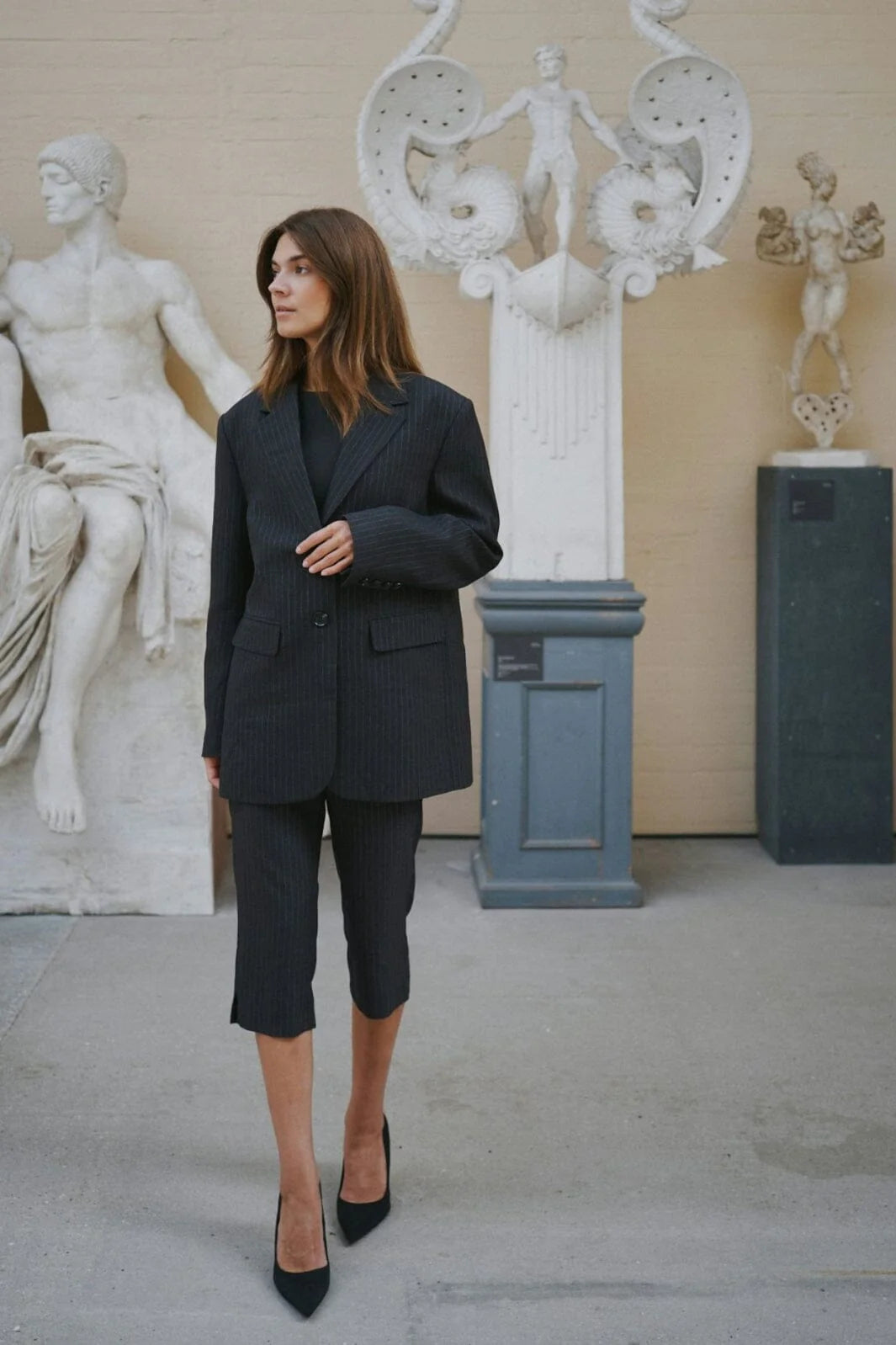 Neo Noir Marielle Button Back Blazer 165664 Antracit