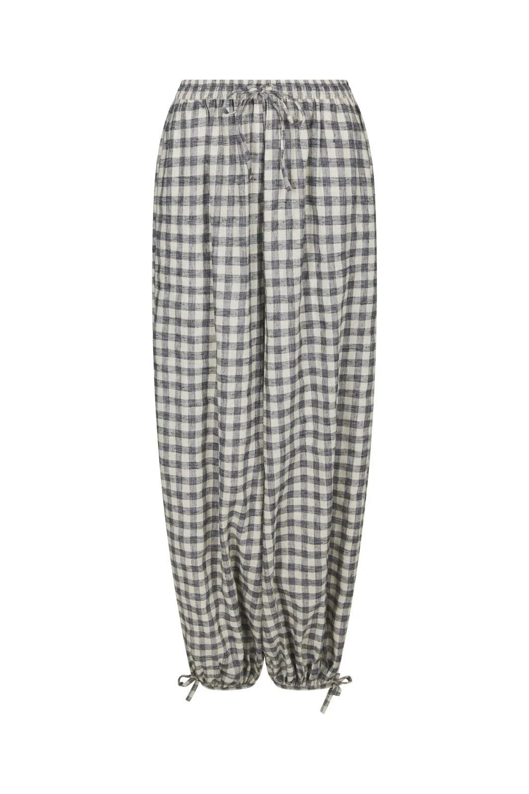 Neo Noir Roxane Balloon Check Pants 169626 Black