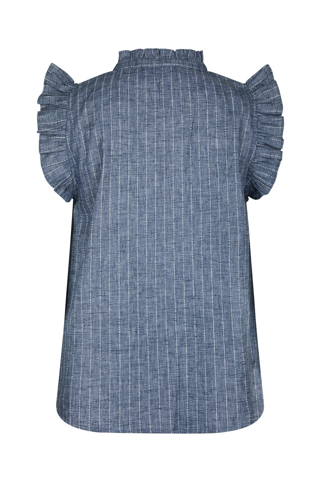 Neo Noir Siona Emb Stripe Top 168373 Blue