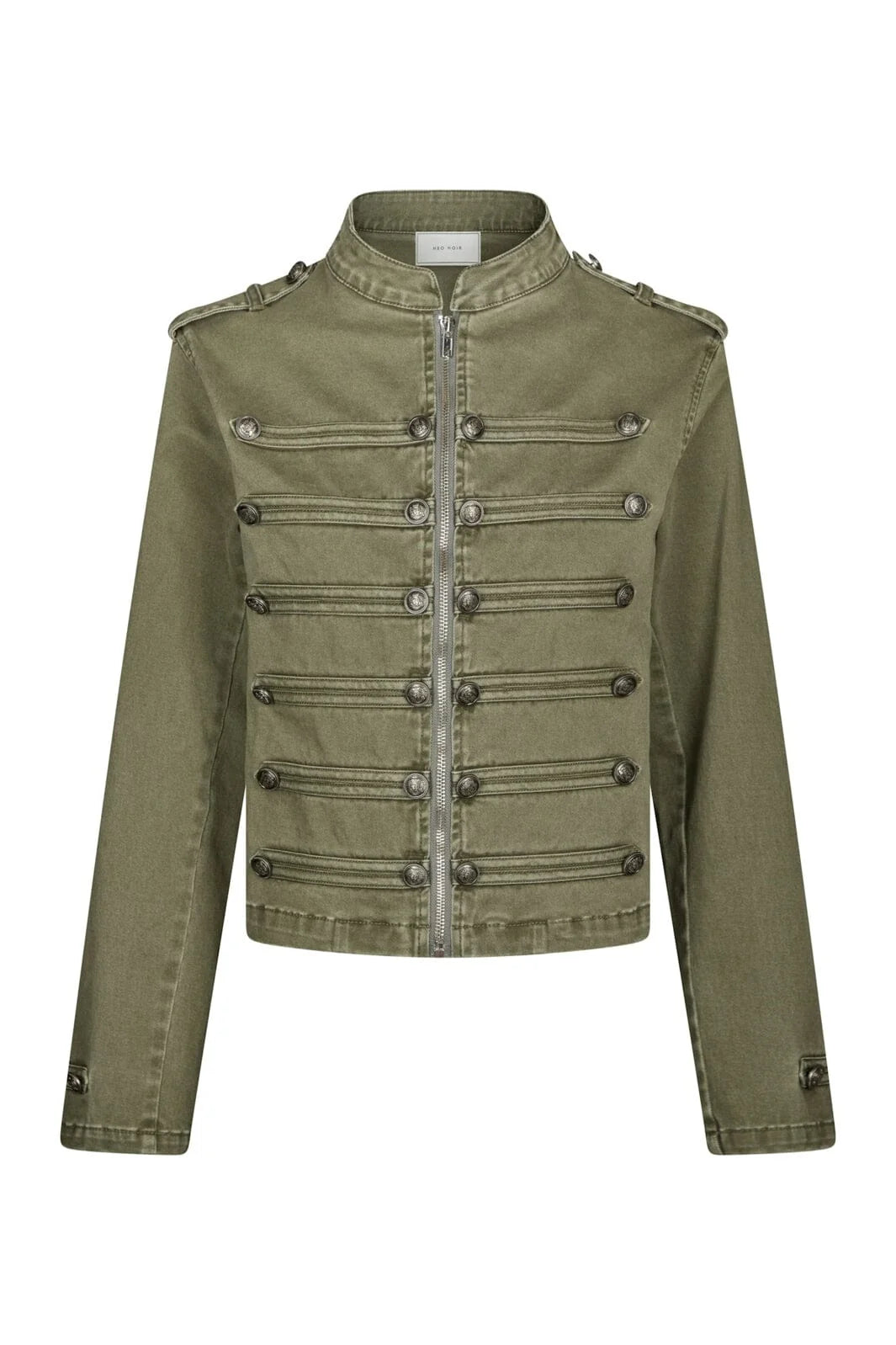 Neo Noir Sivena Denim Jacket Army