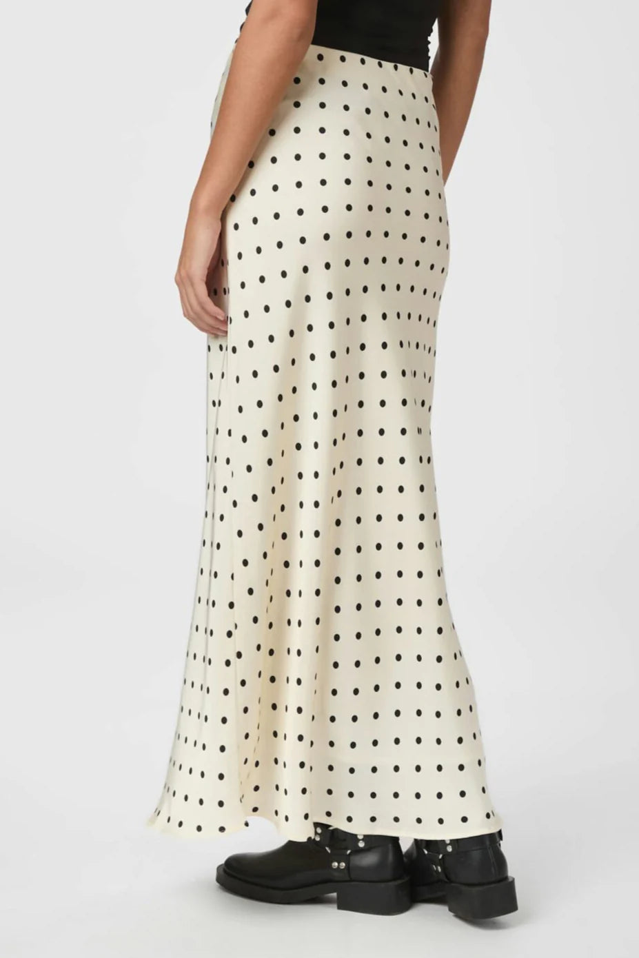 Neo Noir Viso Dot Skirt 166433 Creme