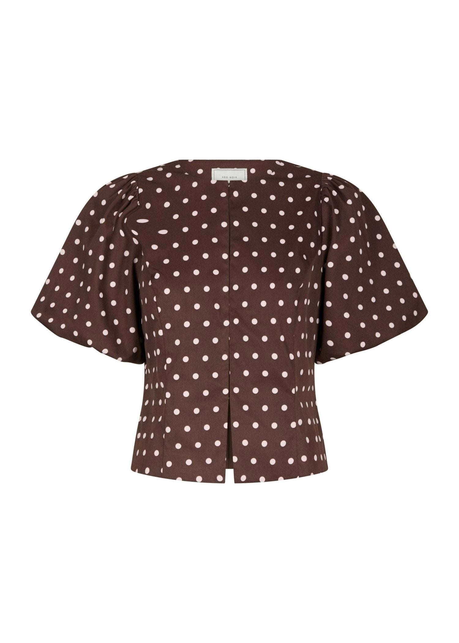 Neo Noir Anela Dot Blouse Brown