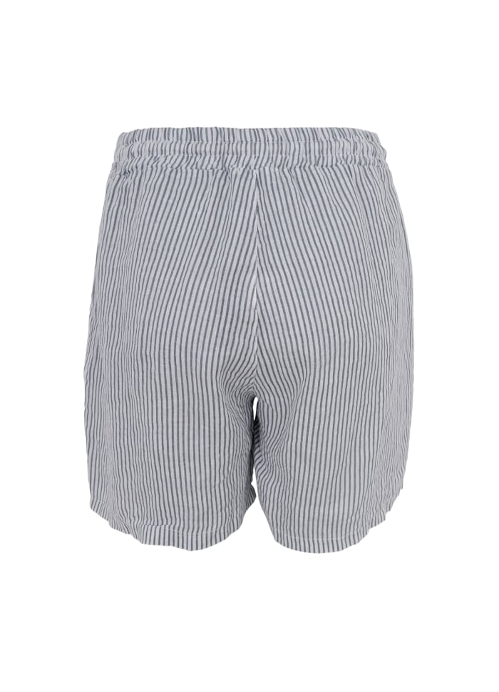 Black Colour Bcmelina Linen Shorts 40575 Northern Grey