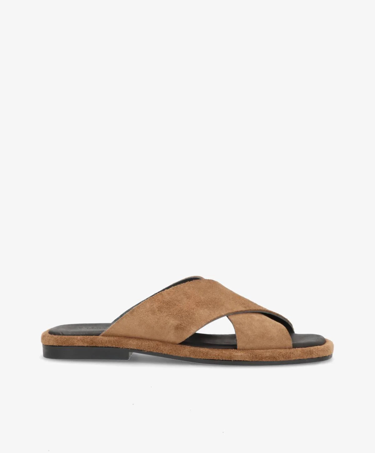 Phenumb Onry So Sandal PB-D07-ONRY-SO Suede Oli Camel