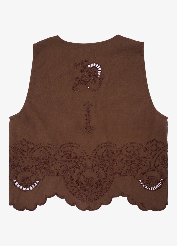 Sissel Edelbo Celestine Top Soft Brown
