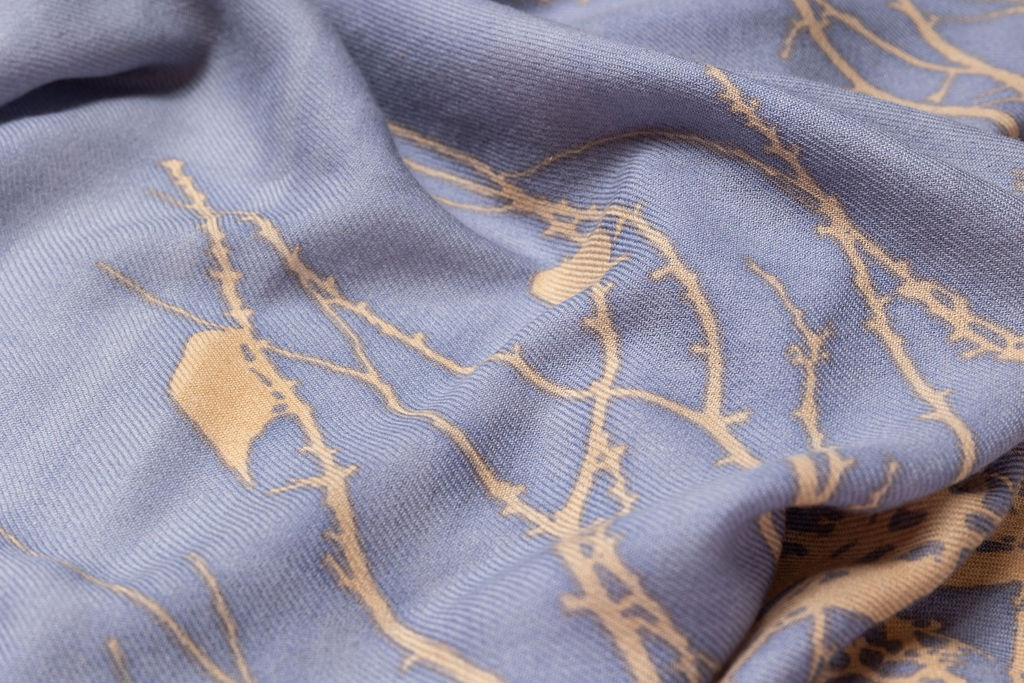 Mind Of Line Birds In Tree Scarf
