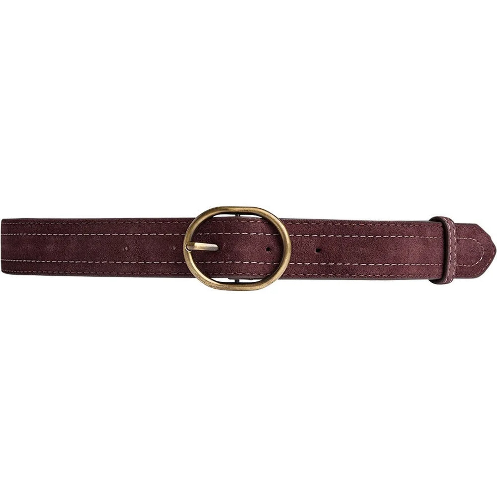 Depeche Suede Belt 17390 Plum