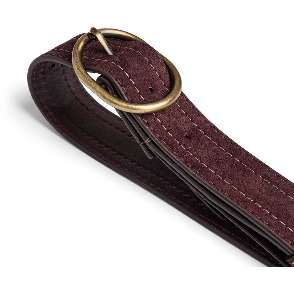Depeche Suede Belt 17390 Plum