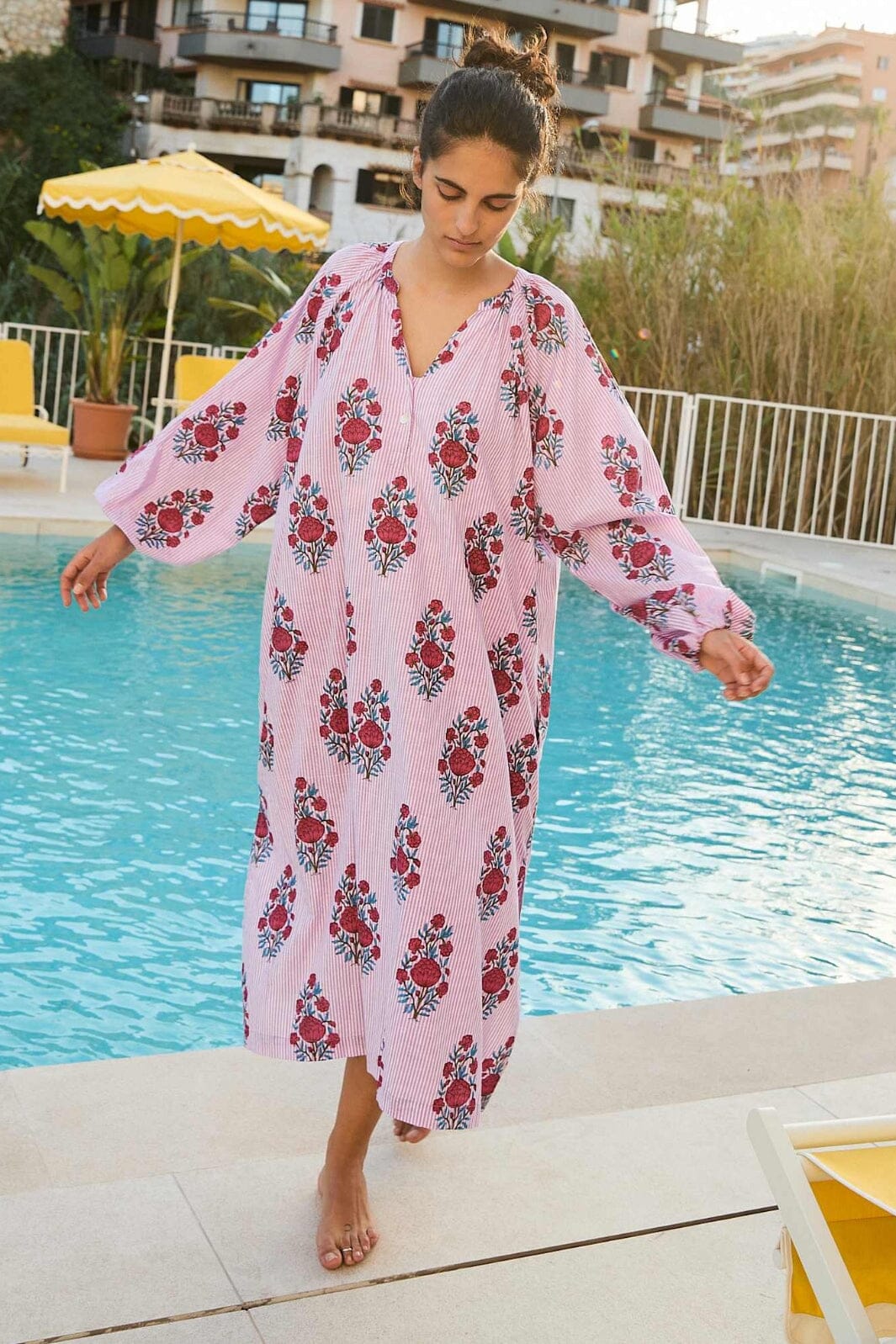 Sissel Edelbo Lara Dress SE 1617 Organic Cotton Poetic Purple Onesize