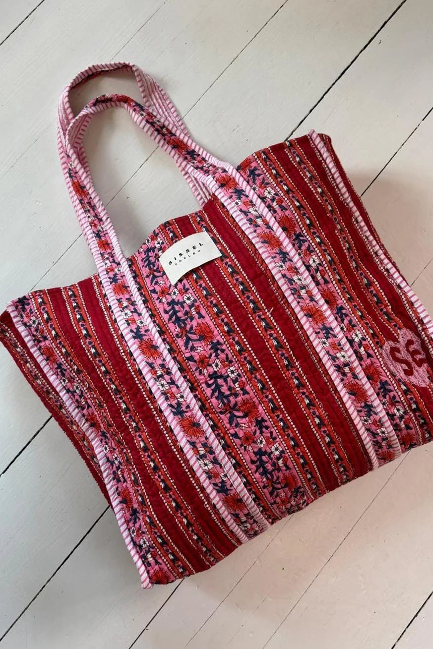 Sissel Edelbo Pricilla Bag Organic Cotton Lavender Bloom