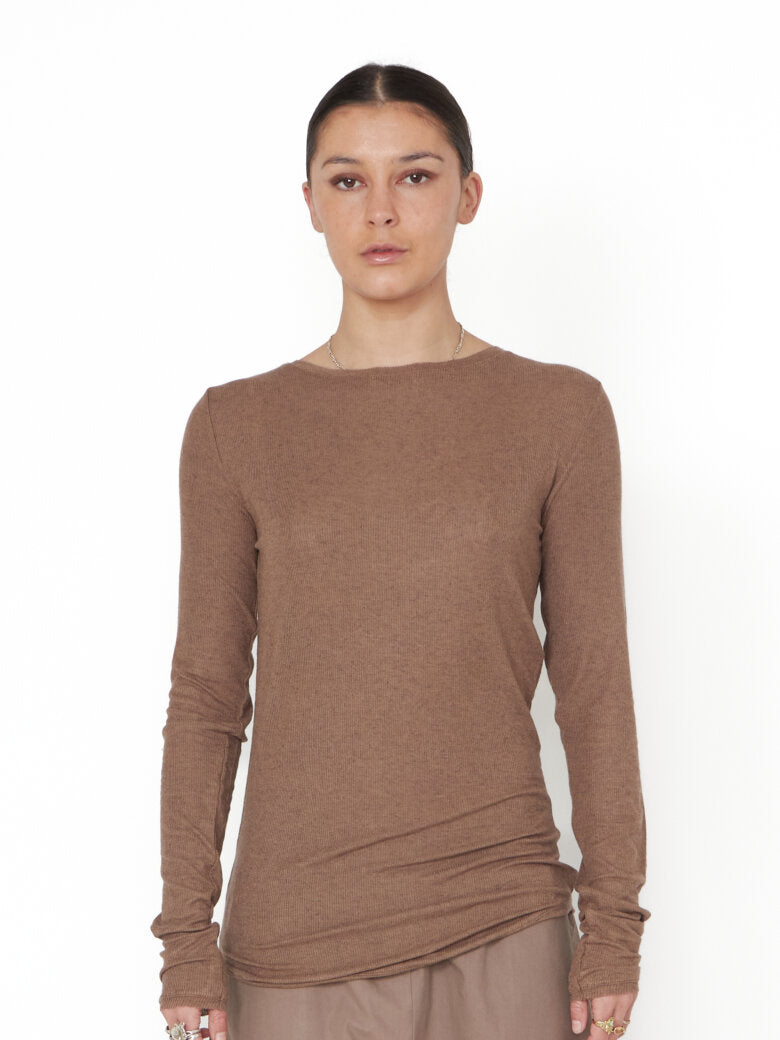 SORT AARHUS Blouse Boatneck Cardboard