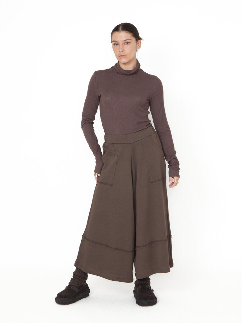 SORT AARHUS Wide Pants SA1146 Moro