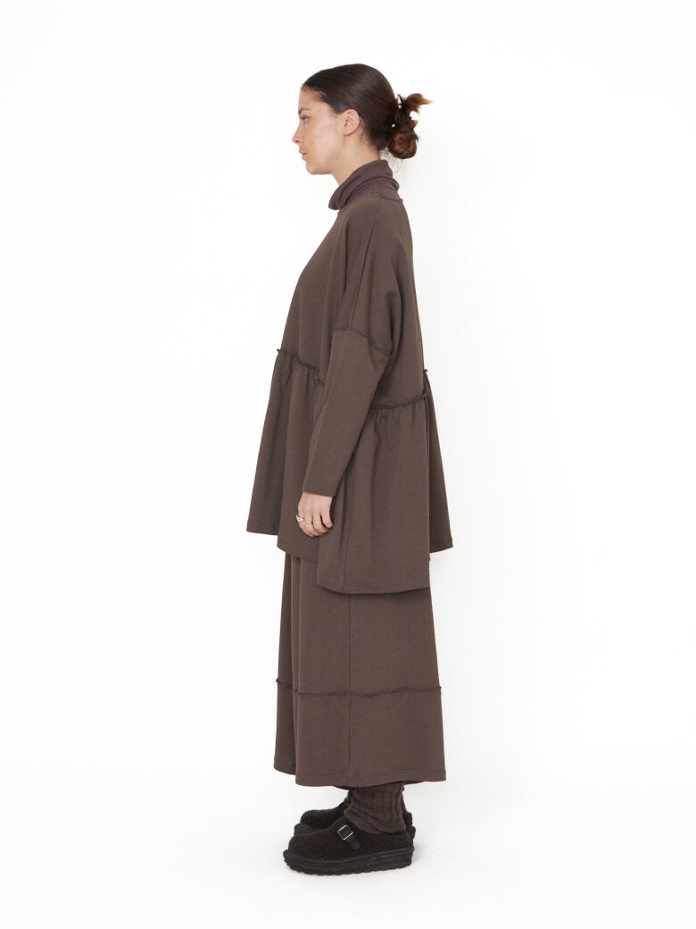 SORT AARHUS Wide Pants SA1146 Moro