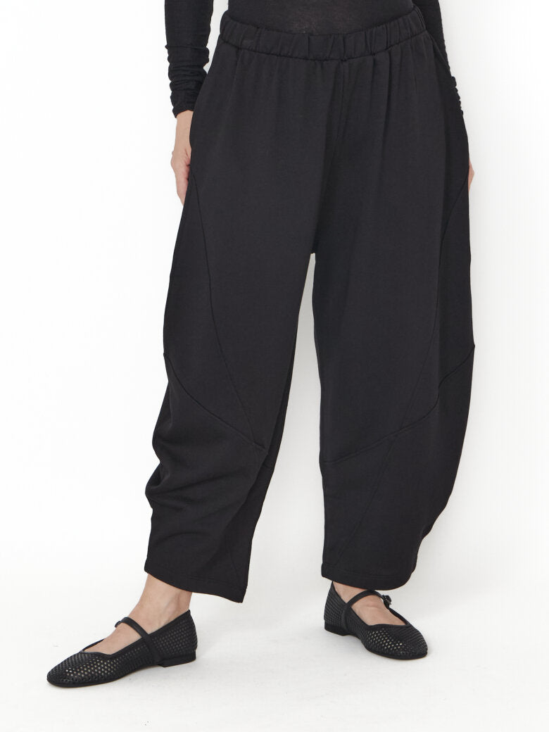 SORT AARHUS Wide Pants SA1145 Black