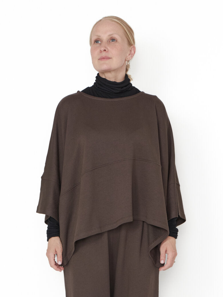 SORT AARHUS Oversize Blouse SA2174 Moro