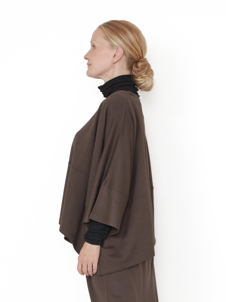 SORT AARHUS Oversize Blouse SA2174 Moro