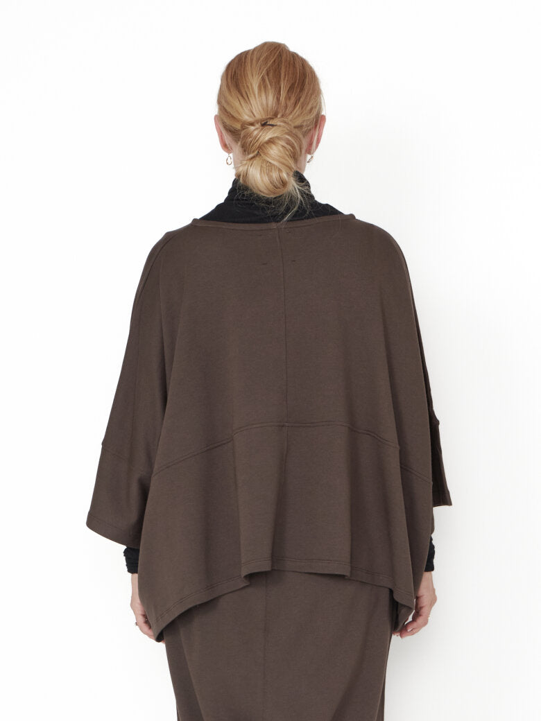 SORT AARHUS Oversize Blouse SA2174 Moro