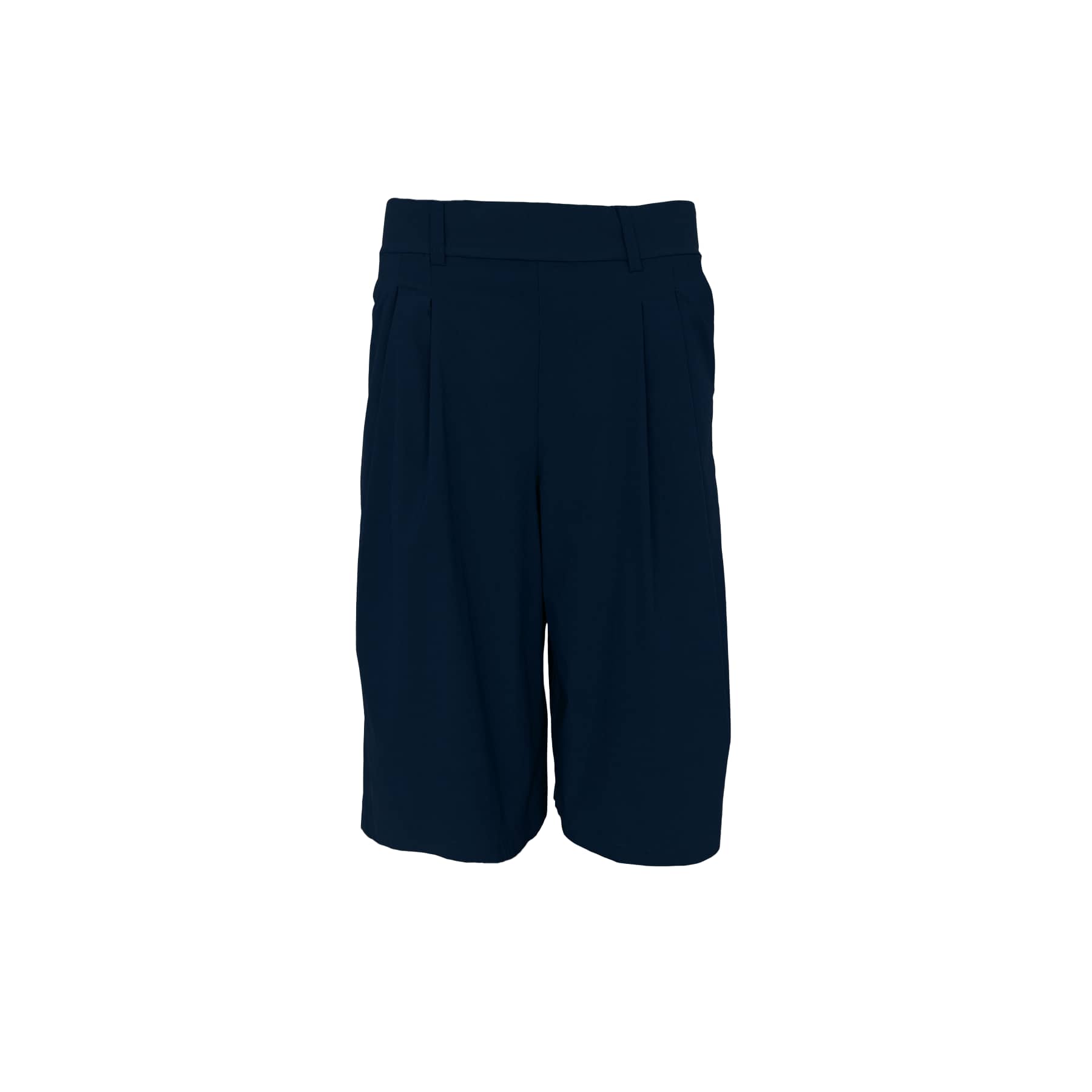 Black Colour BCDavina Pleated Shorts 41057 Navy