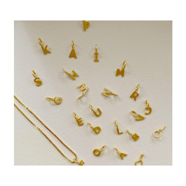 Sorelle Jewellery Letter Pendant Gold
