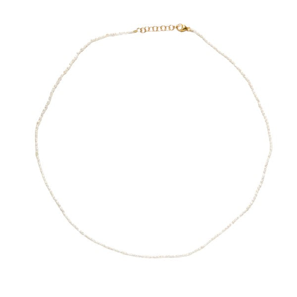 Sorelle Jewellery Tiny Pearl Necklace FG Guld 2005-T